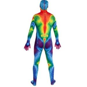 Infrared Skin suit costume.  Adult medium this is great for a man or woman.